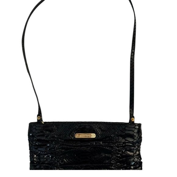 Michael Kors Black Snake Embossed
Shoulder Bag - Picture 3 of 7